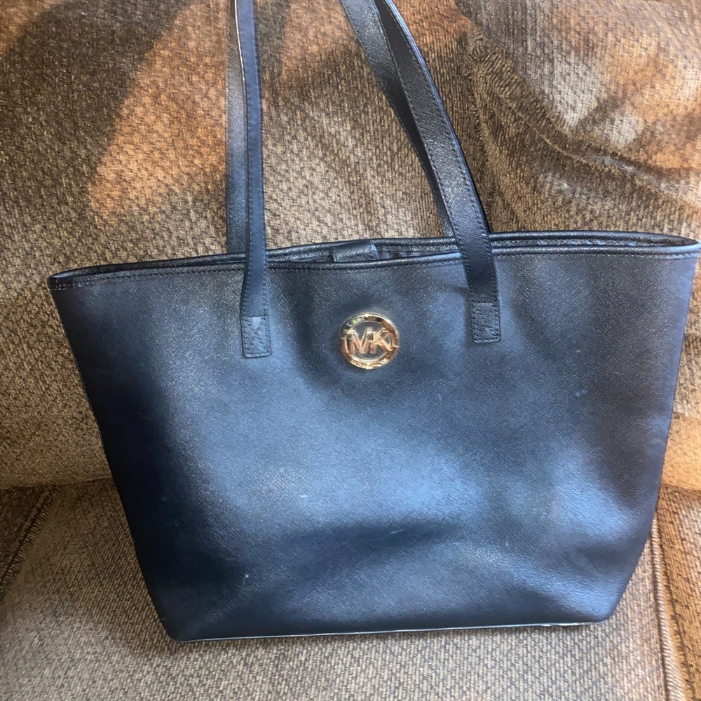 Michael Kors Black Saffiano Leather Tote